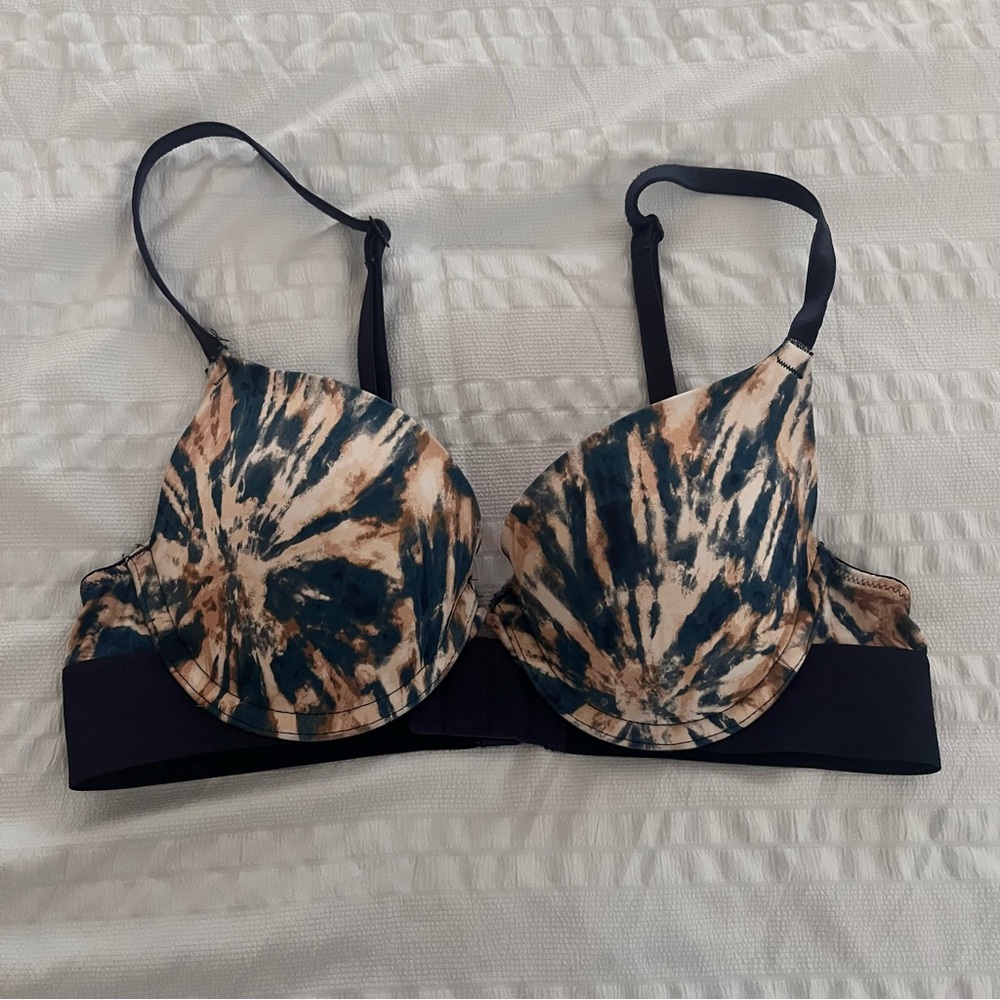 PINK tie-dye bra